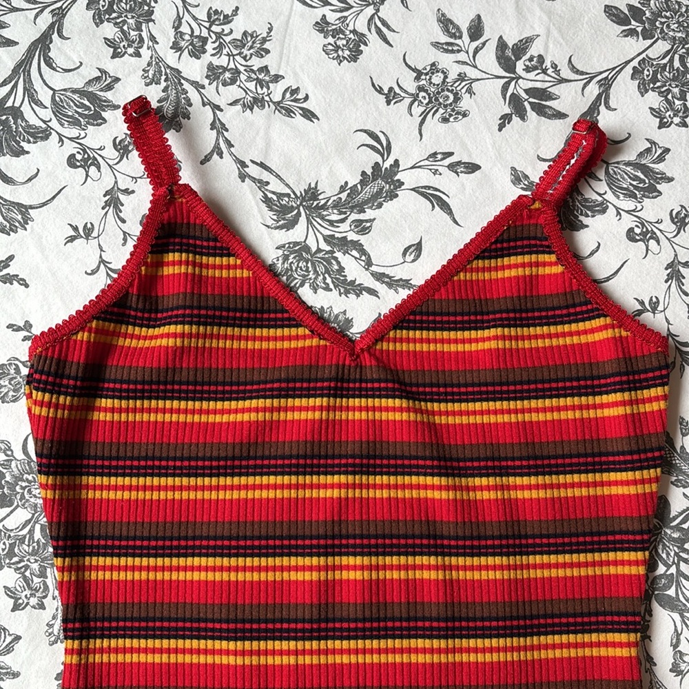 {NWOT} Wild Honey Striped Ribbed Bodysuit - Picture 4 of 10